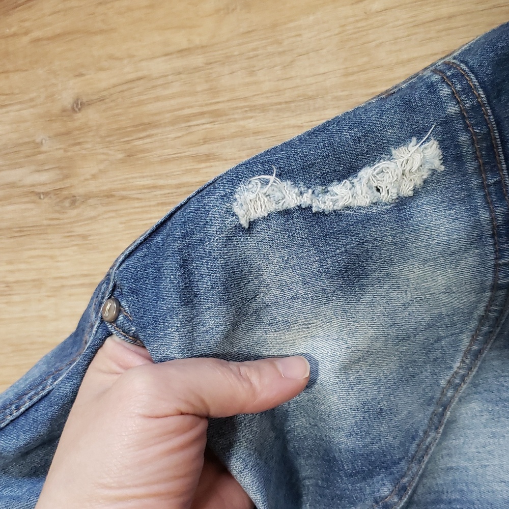 Pilcro and The Letterpress Denim Skirt, Size 8 - Picture 5 of 9